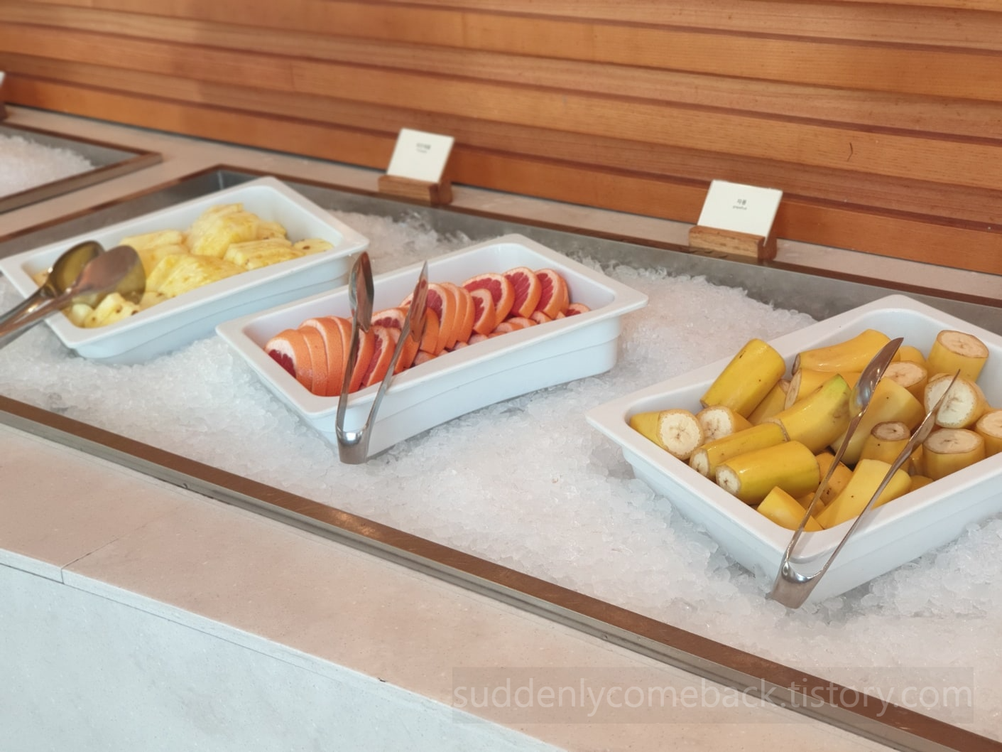 제주-조식뷔페-후식-바나나
