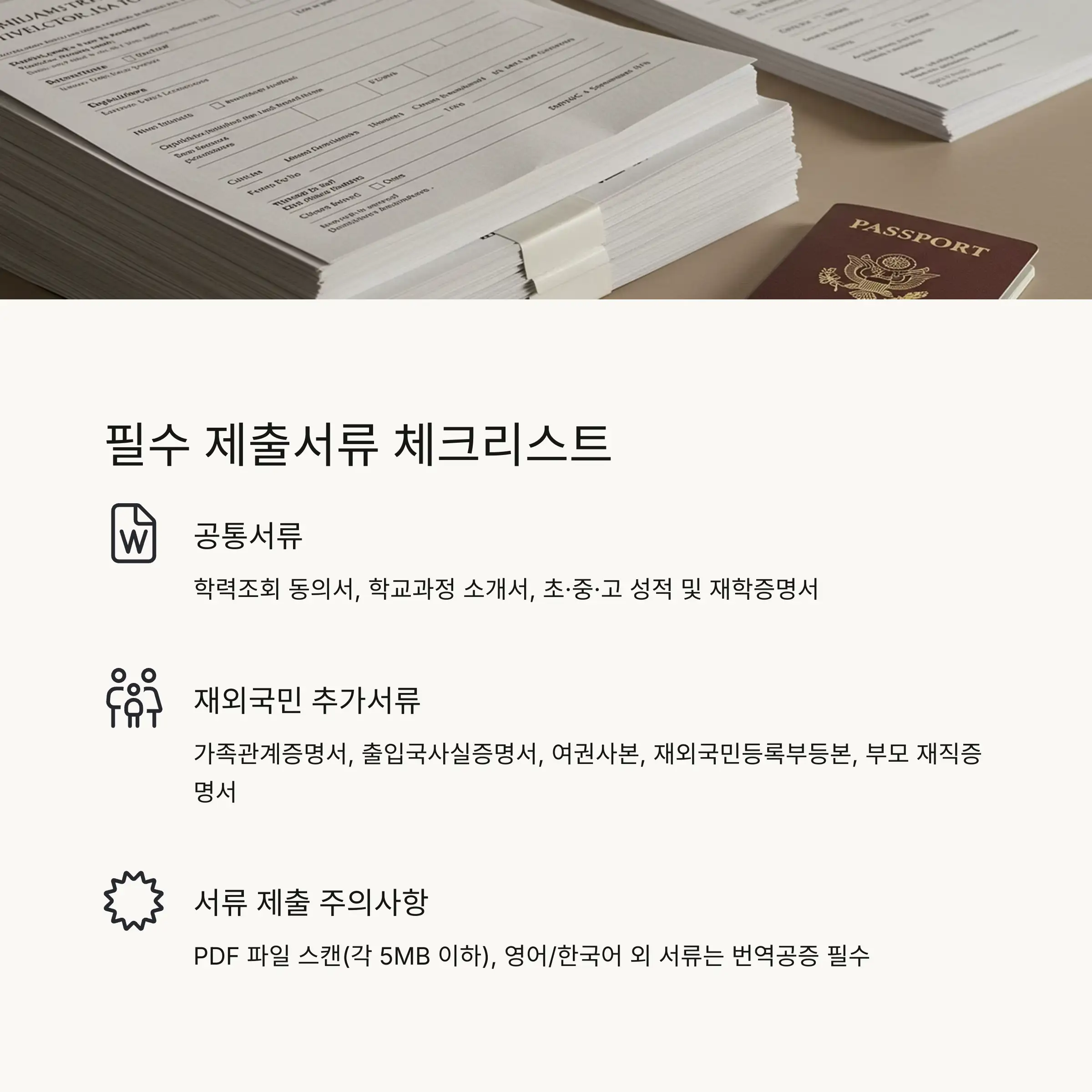 📑 제출서류 안내