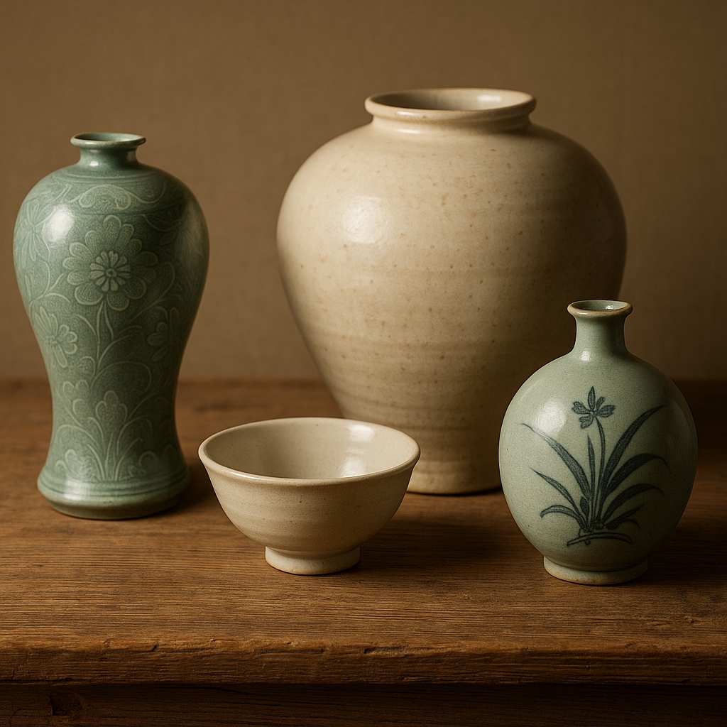 한국 전통 도자기 예술 – 백자와 청자의 미학