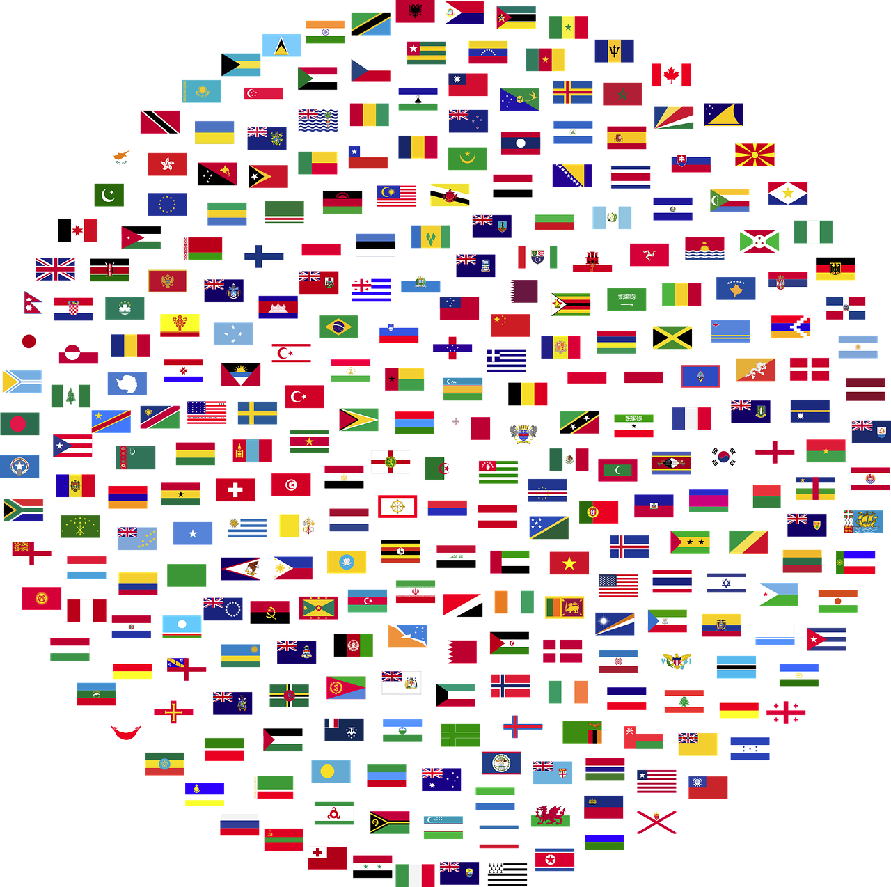 미세먼지 걱정없는 동남아 국기가 포함된 사진