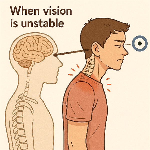 시선이 흔들리면 몸이 무너집니다 – 시선 불안정의 본질