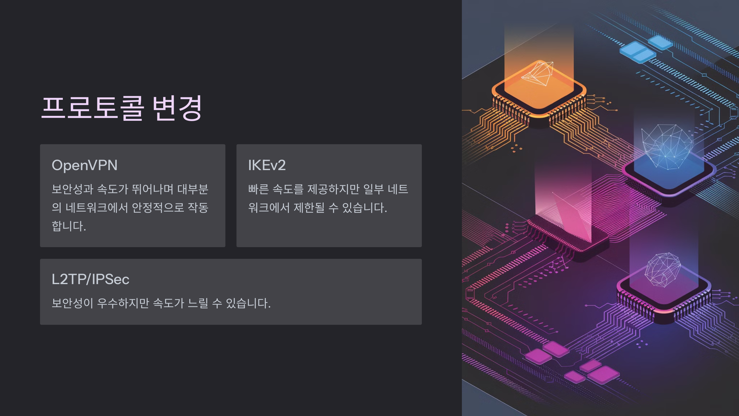 프로토콜 변경