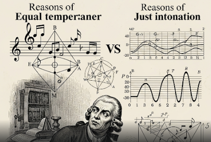 평균율과 순정율과의 갈등 관련 그림