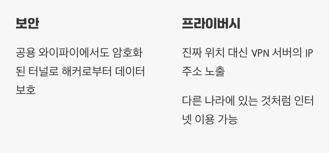 VPN이 우리를 지켜주는 방법