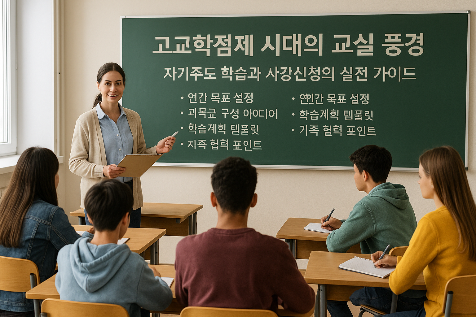 고교학점제 시대의 교실 풍경: 자기주도 학습과 수강신청의 실전 가이드로 미래 교육 준비하기