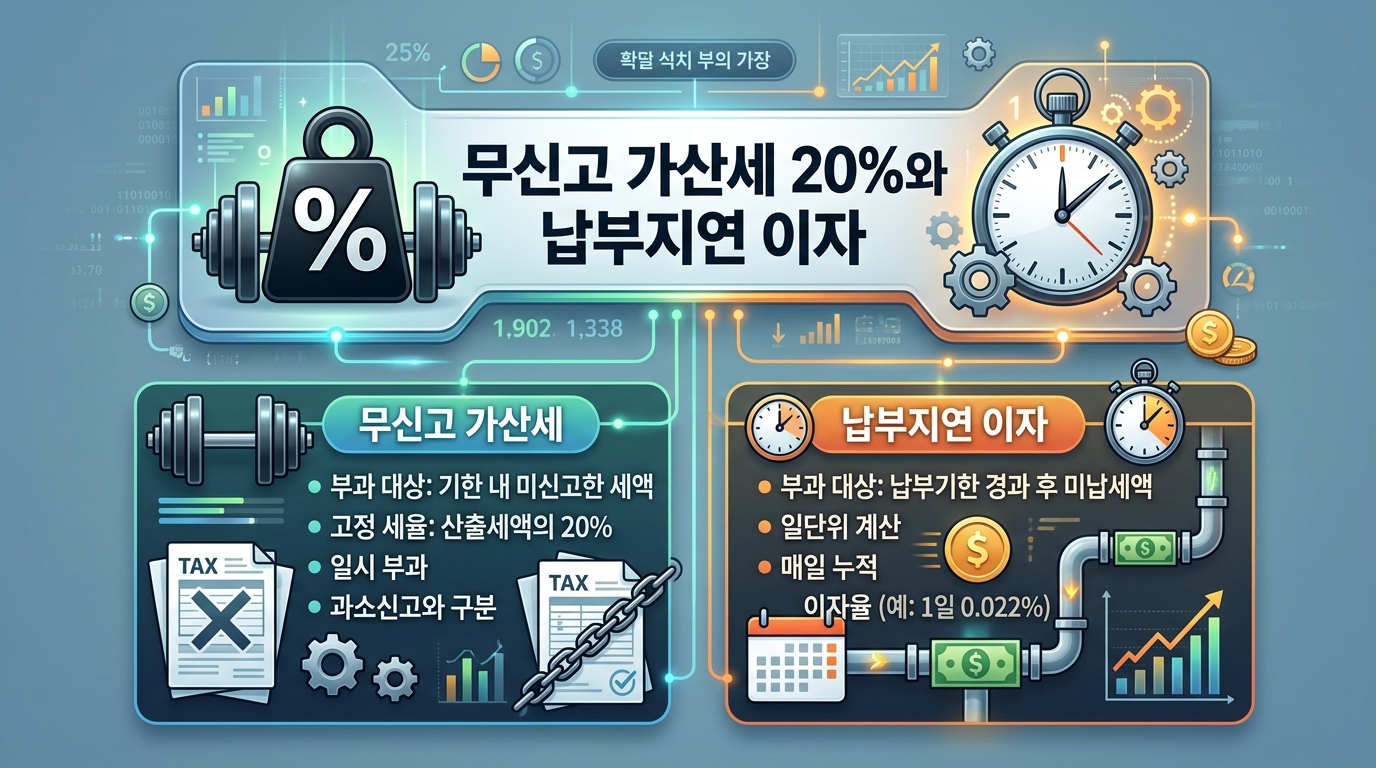무려20% 납부지연 이자 발생