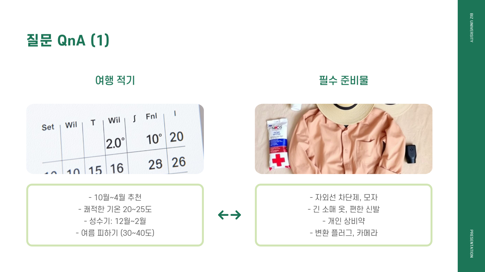 이집트 여행하기 좋은 계절