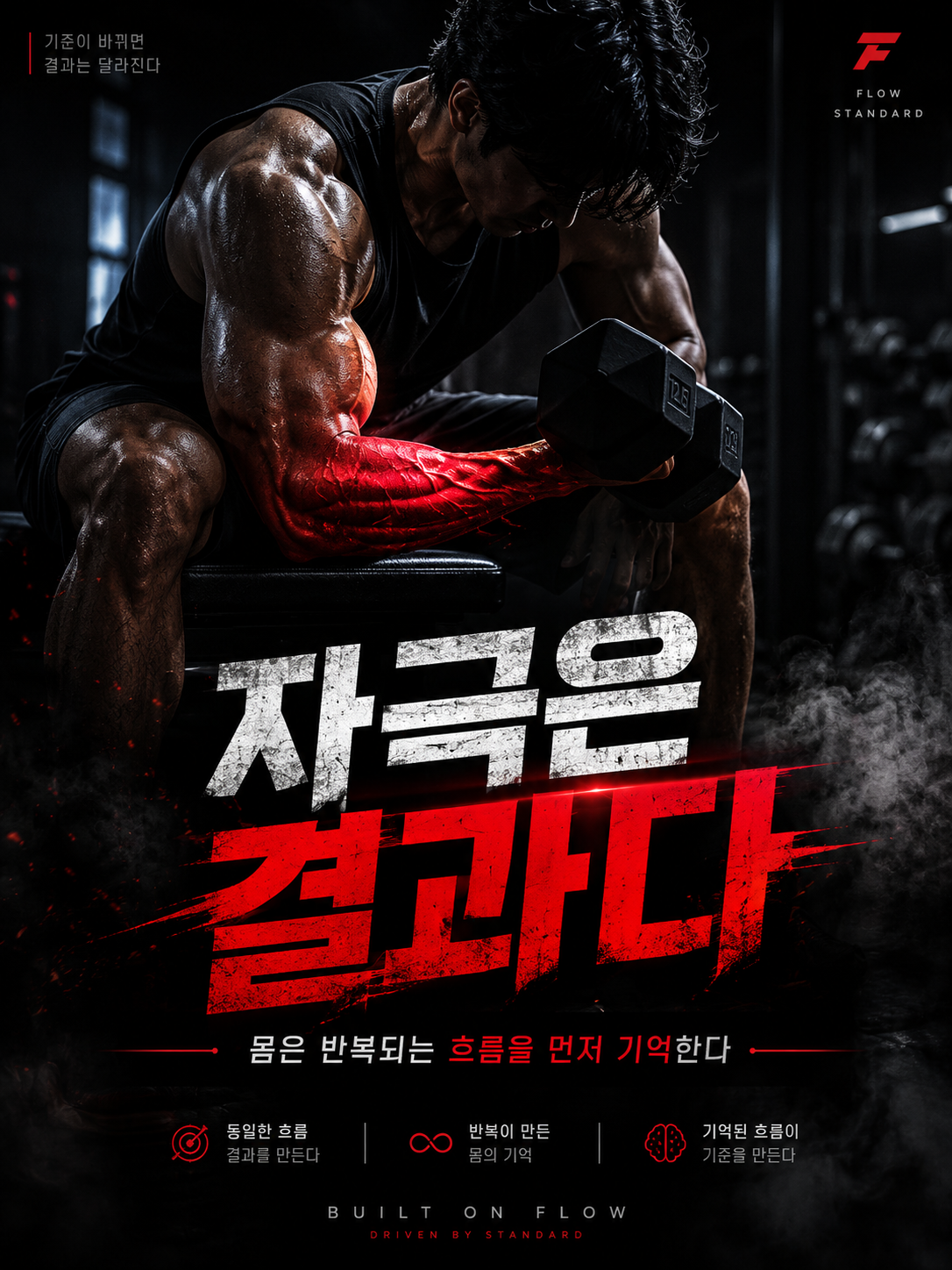 컨센트레이션 컬 자세