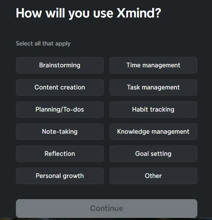 AI 자료 요약 마인드맵 XMind Web