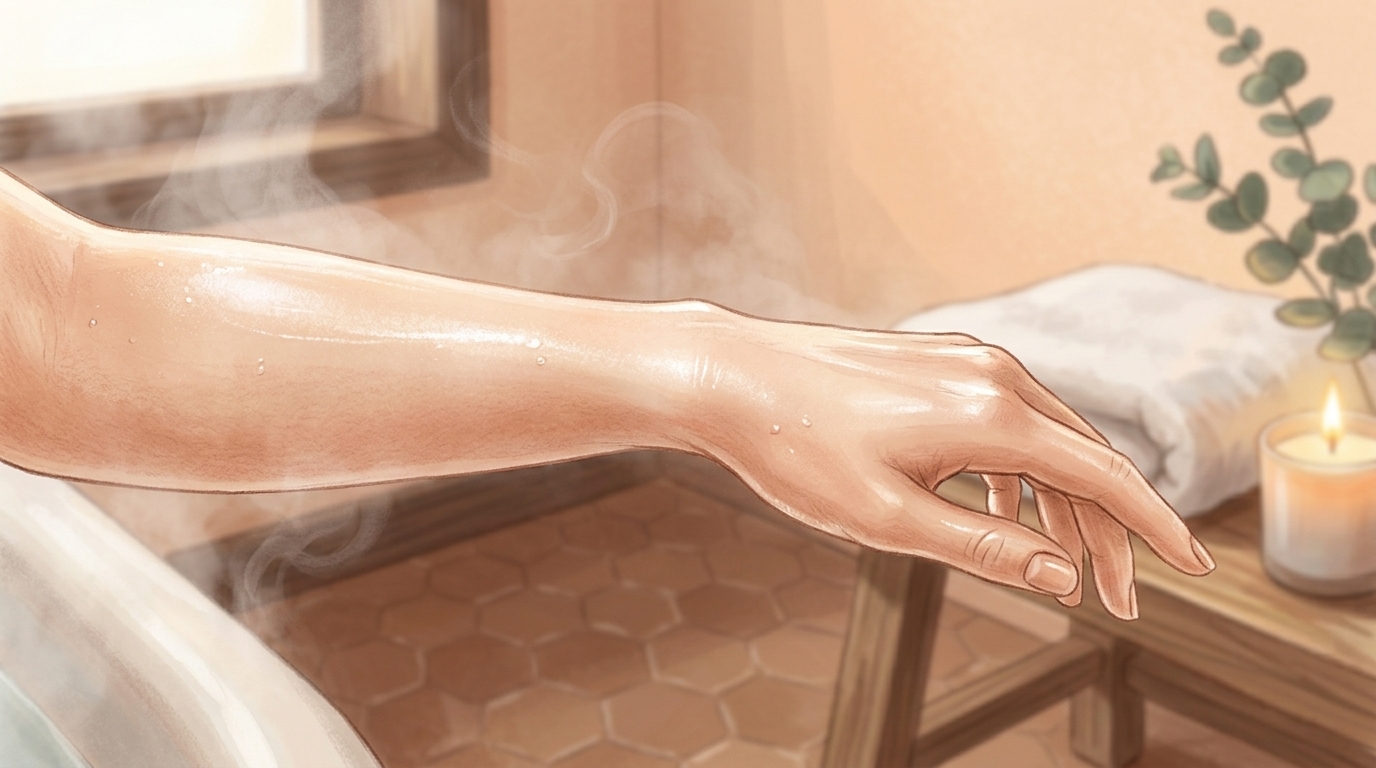 샤워 후, 가장 편안한 순간