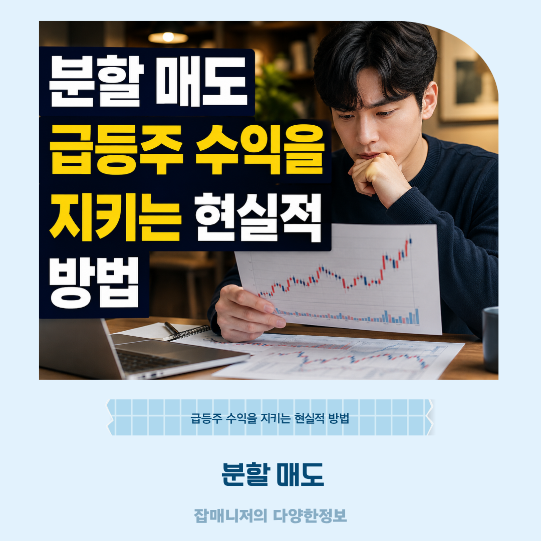 분할 매도, 급등주 수익을 지키는 현실적 방법