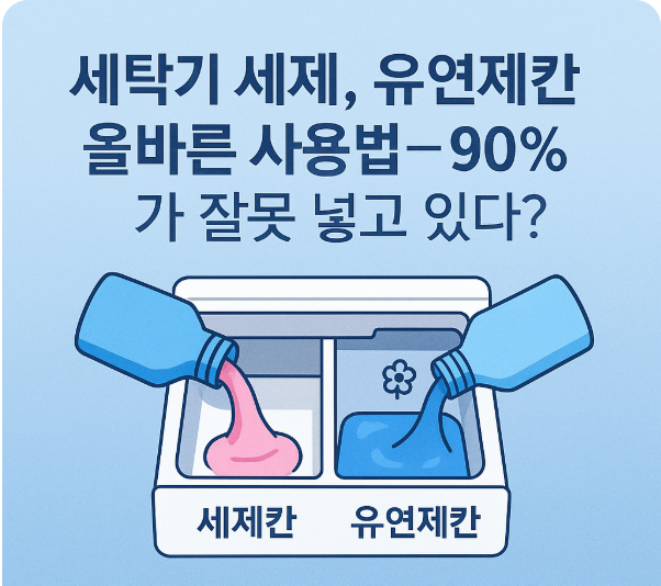 세탁기 세제칸