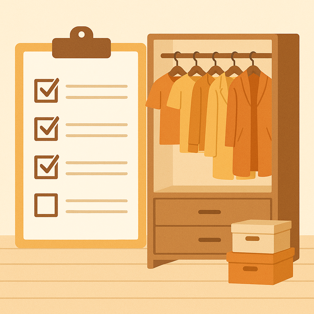옷장 정리