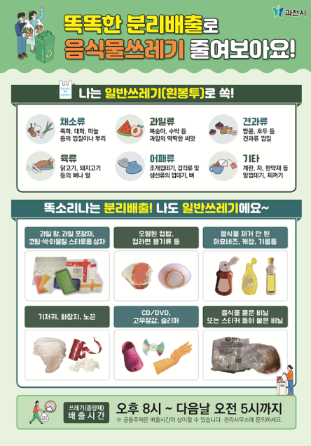 음식물 분리수거 위반
