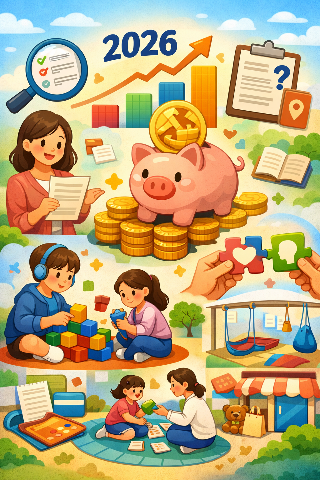 2026년 발달재활바우처 총정리|지원금액 인상·신청방법·서류·사용처까지 한눈에 관련 사진