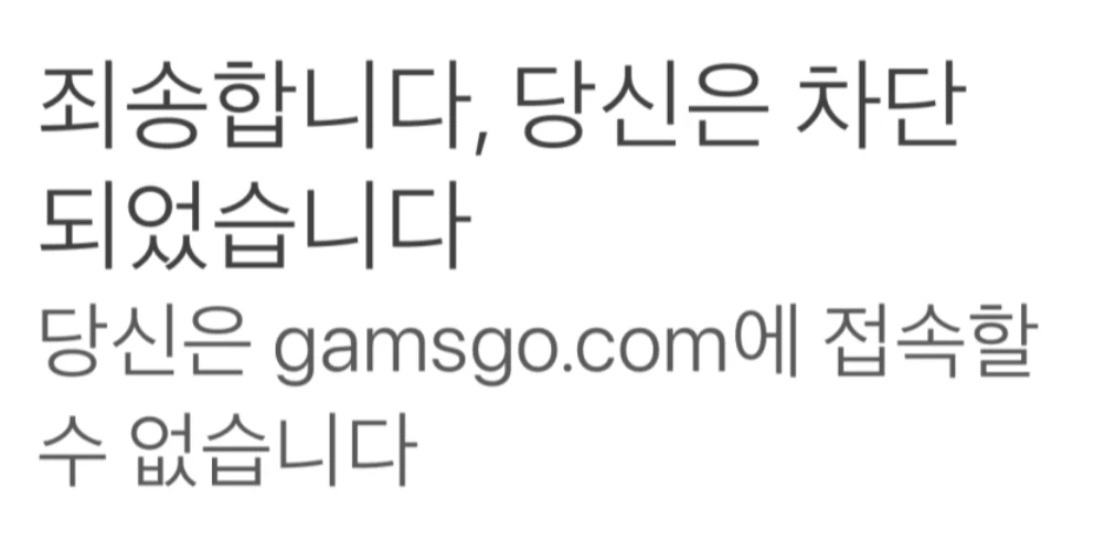 겜스고 유튜브 프리미엄 차단