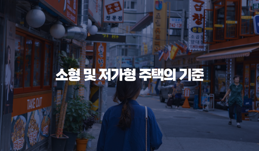 소형 및 저가형 주택의 기준