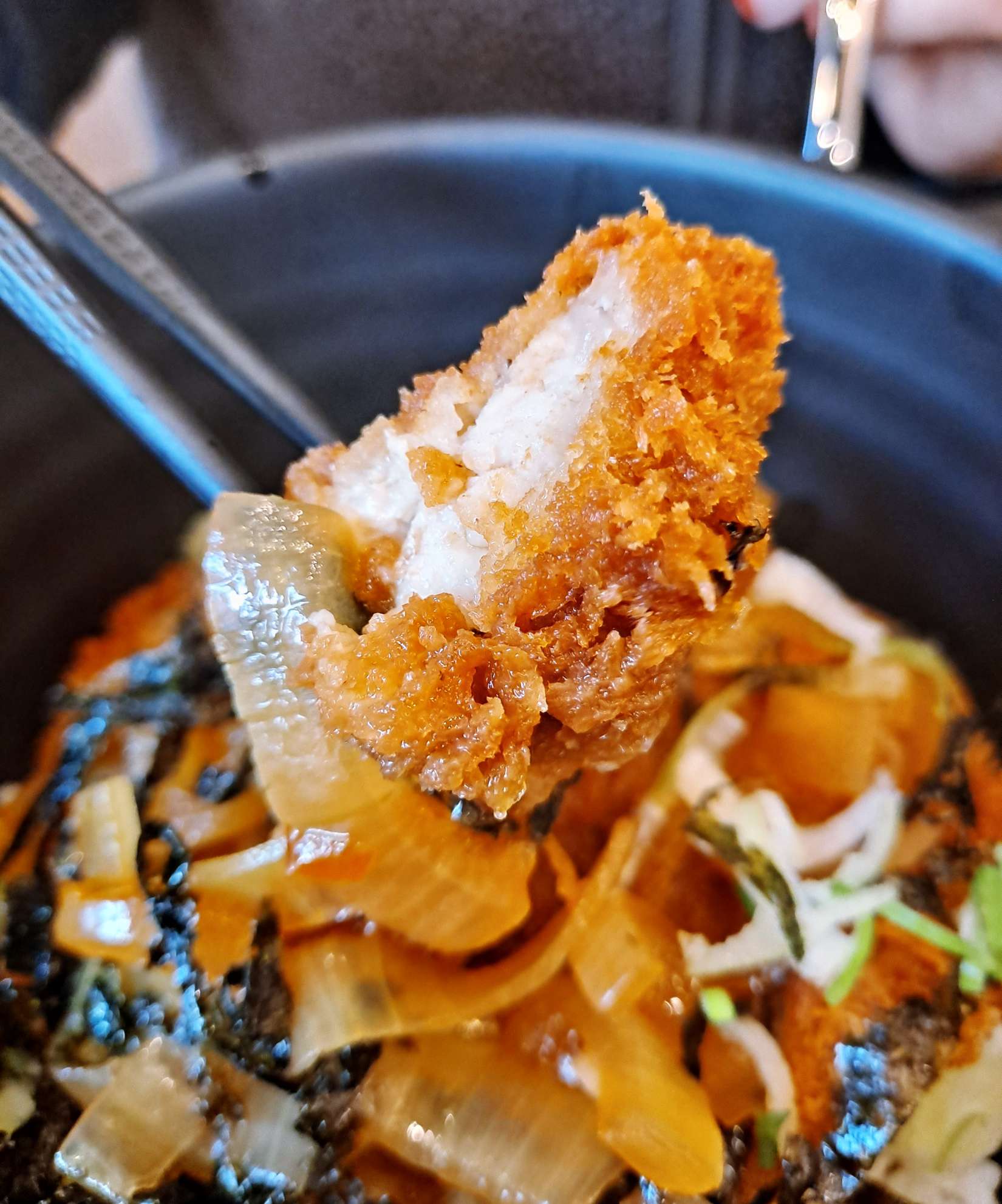 돈까스덮밥 돈까스 한조각