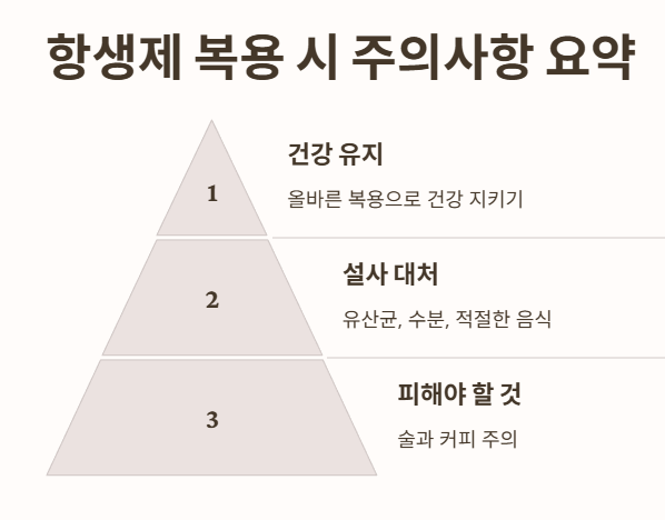 항생제 복용시 주의사항