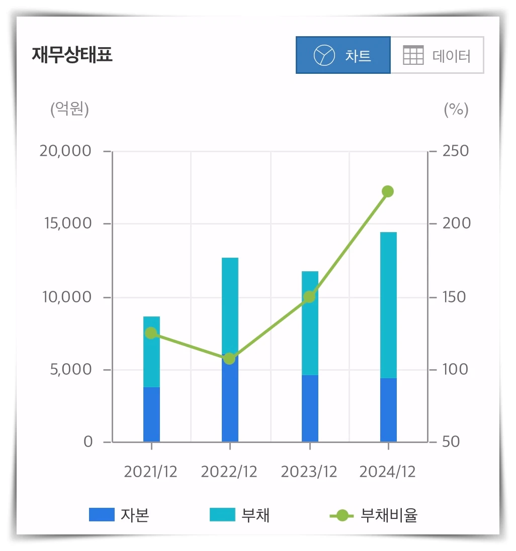 심텍-재무상태-그래프