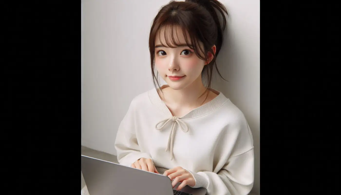 스미싱-대처법을-알아보는-여성의-모습