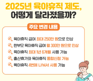 2025 육아휴직 급여신청