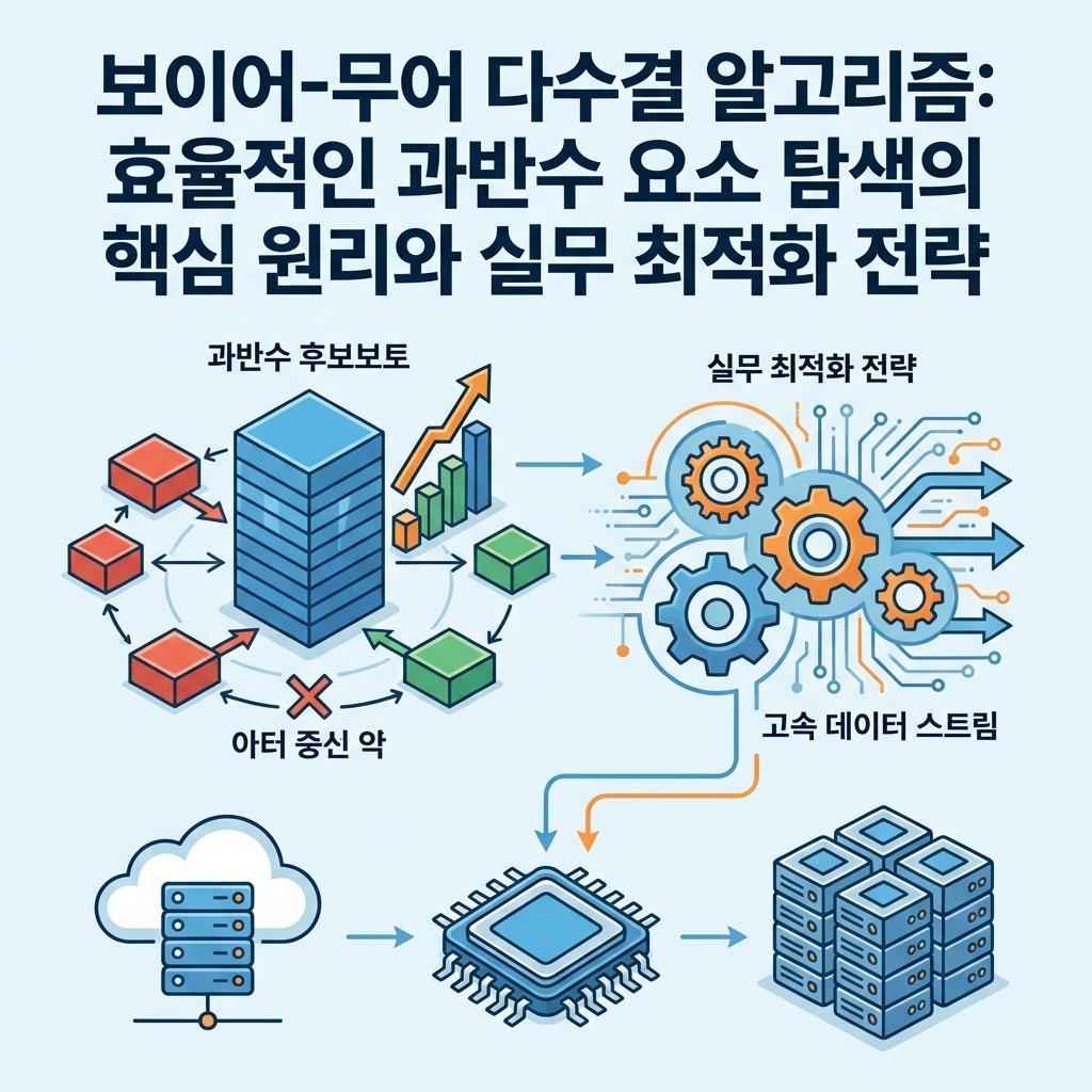 보이어-무어 다수결 알고리즘 효율적인 과반수 요소 탐색의 핵심 원리와 실무 최적화 전략