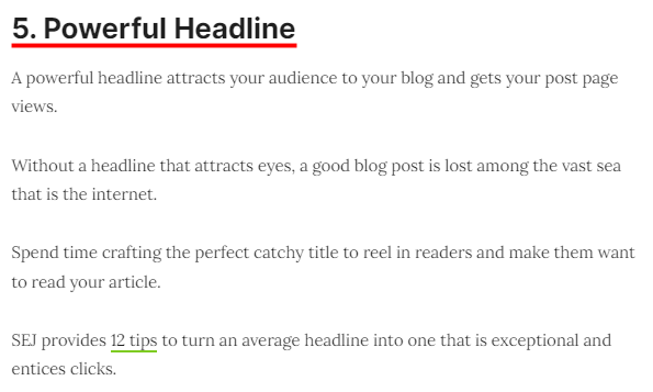 강력한 헤드라인 이미지