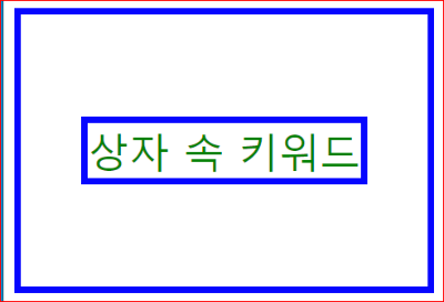 border에 대해 상속(inherit)을 지정 결과