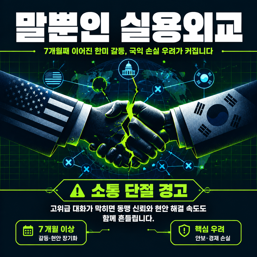 말뿐인 실용외교