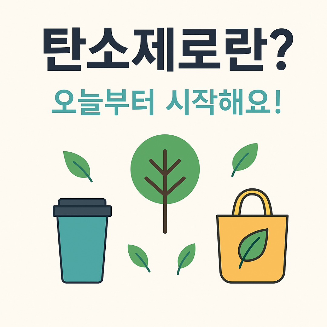 탄소제로 10가지 작은 습관