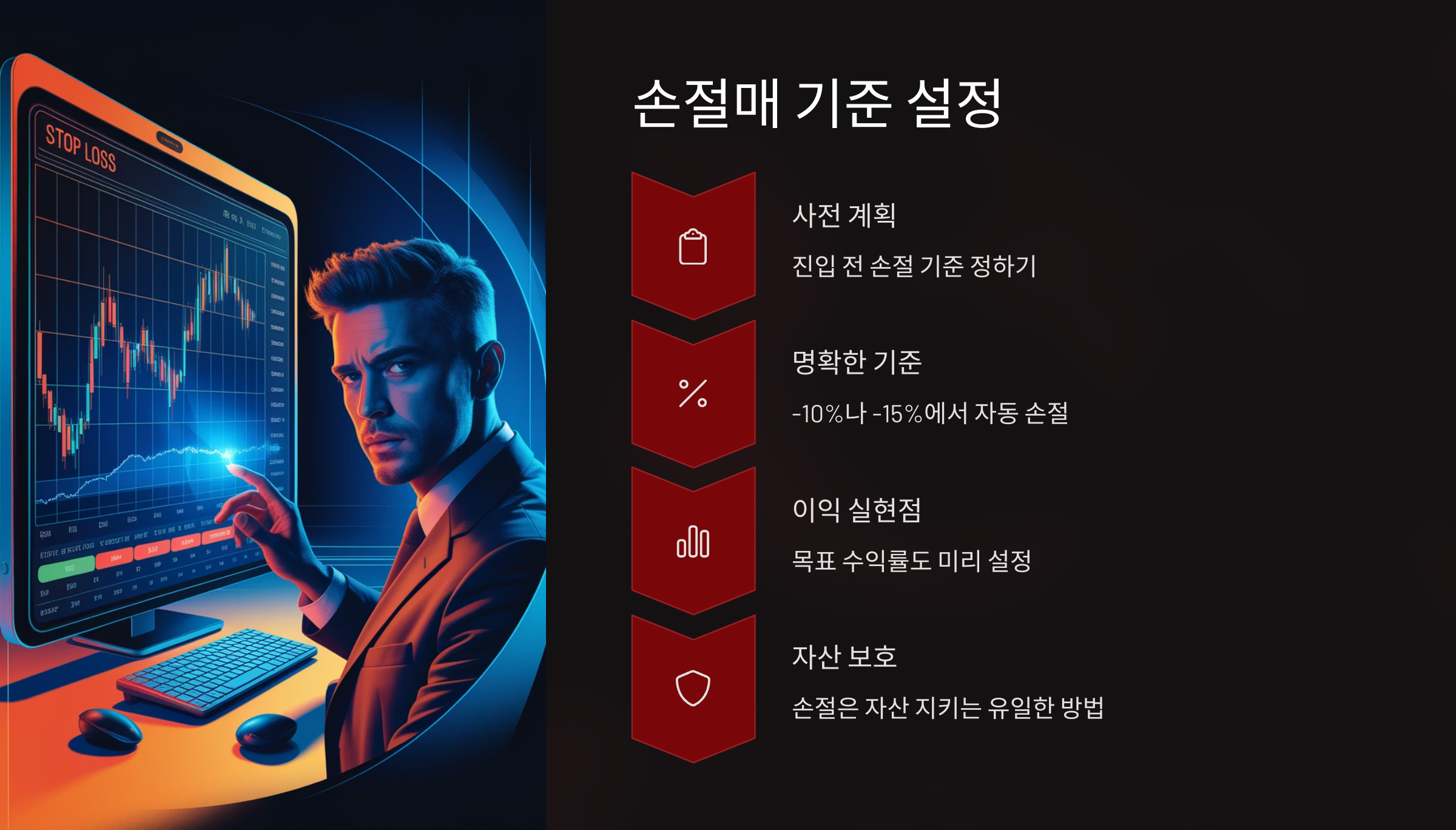 손절매 기준 설정