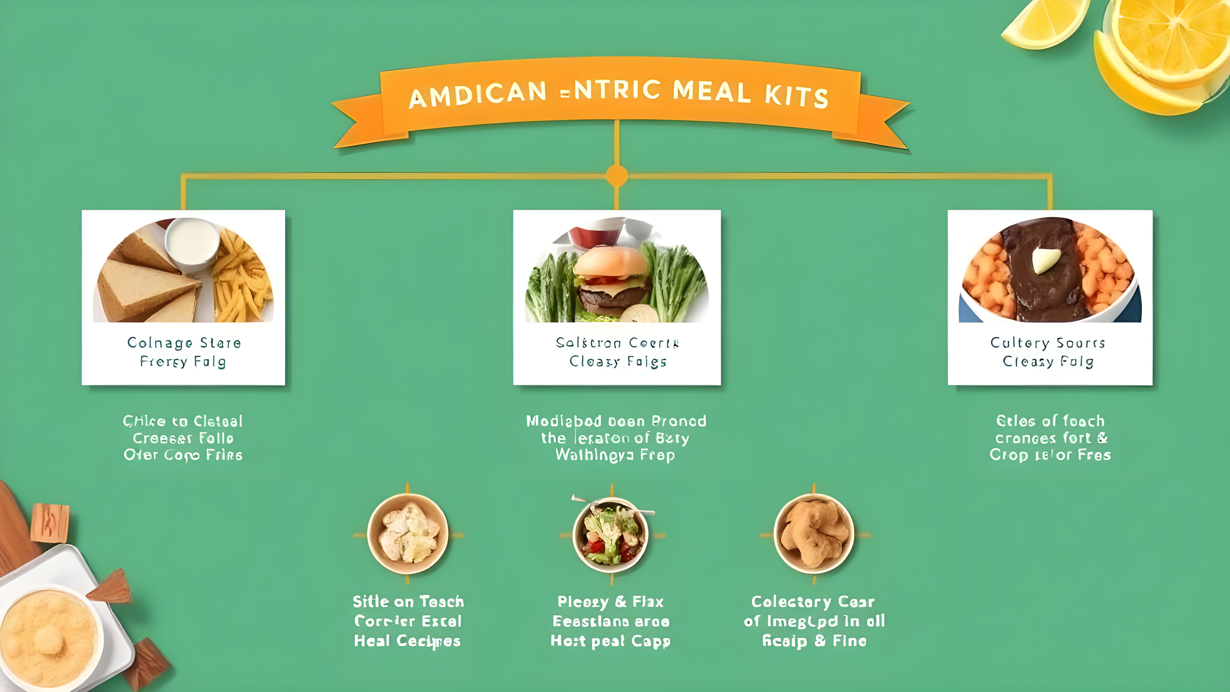 미국,유럽 밀키트 구성 비교