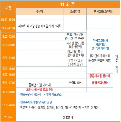 2023년 제 17회 청송 사과 축제