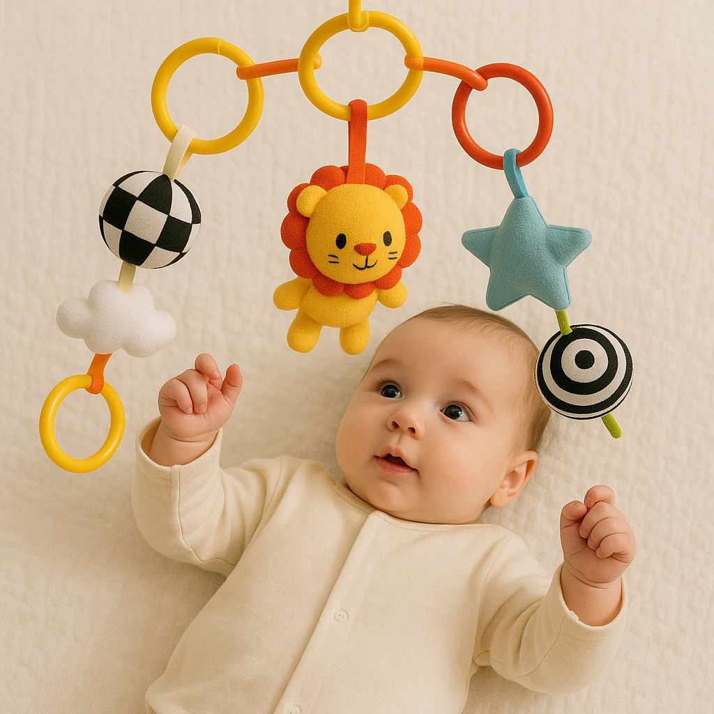 신생아 오감 자극, 고리 모빌 사용 30일 리얼 후기