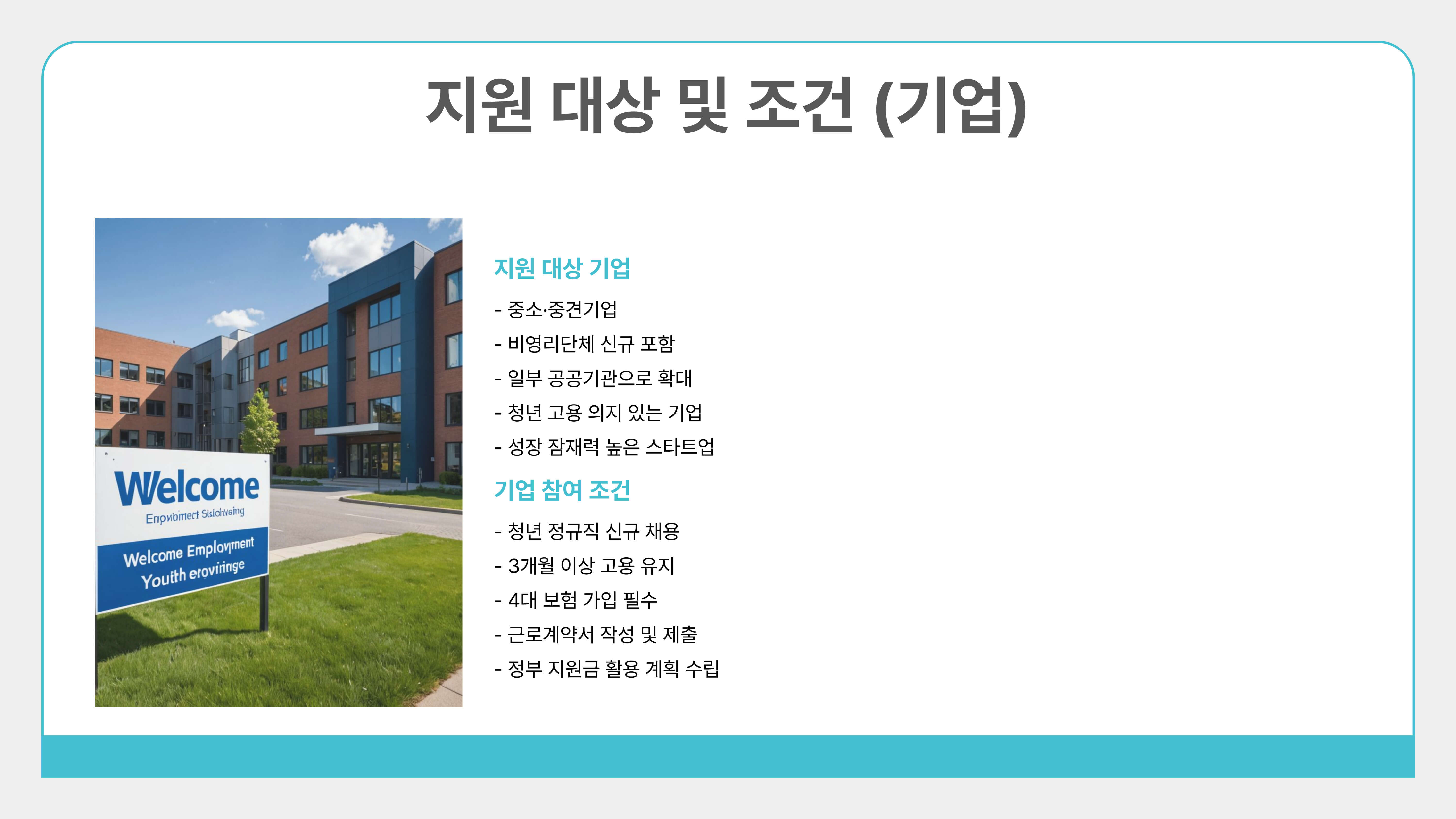 청년 일자리 도약 장려금