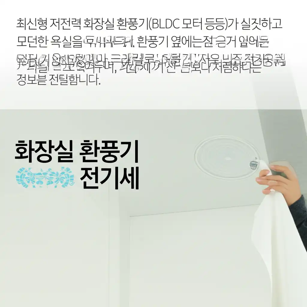 저전력 화장실 환풍기 전기세, 생각보다 적게 나오는 비용의 진실