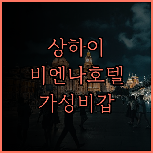 상하이 비엔나 인터내셔널 호텔 완벽 