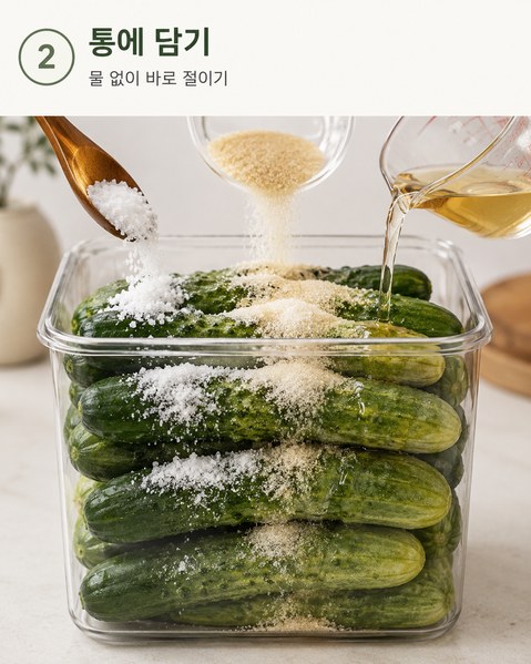 오이지 담그는 방법