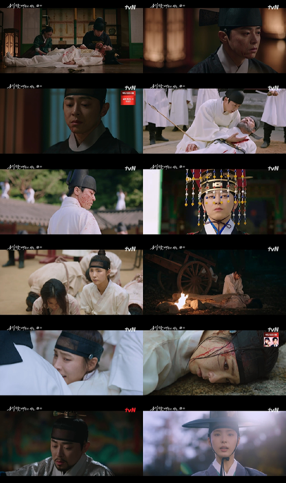 &#39;세작 매혹된 자들&#39; 조정석이 흑화한 가운데 신세경이 복수를 다짐했다. [사진=tvN 방송화면 캡처]