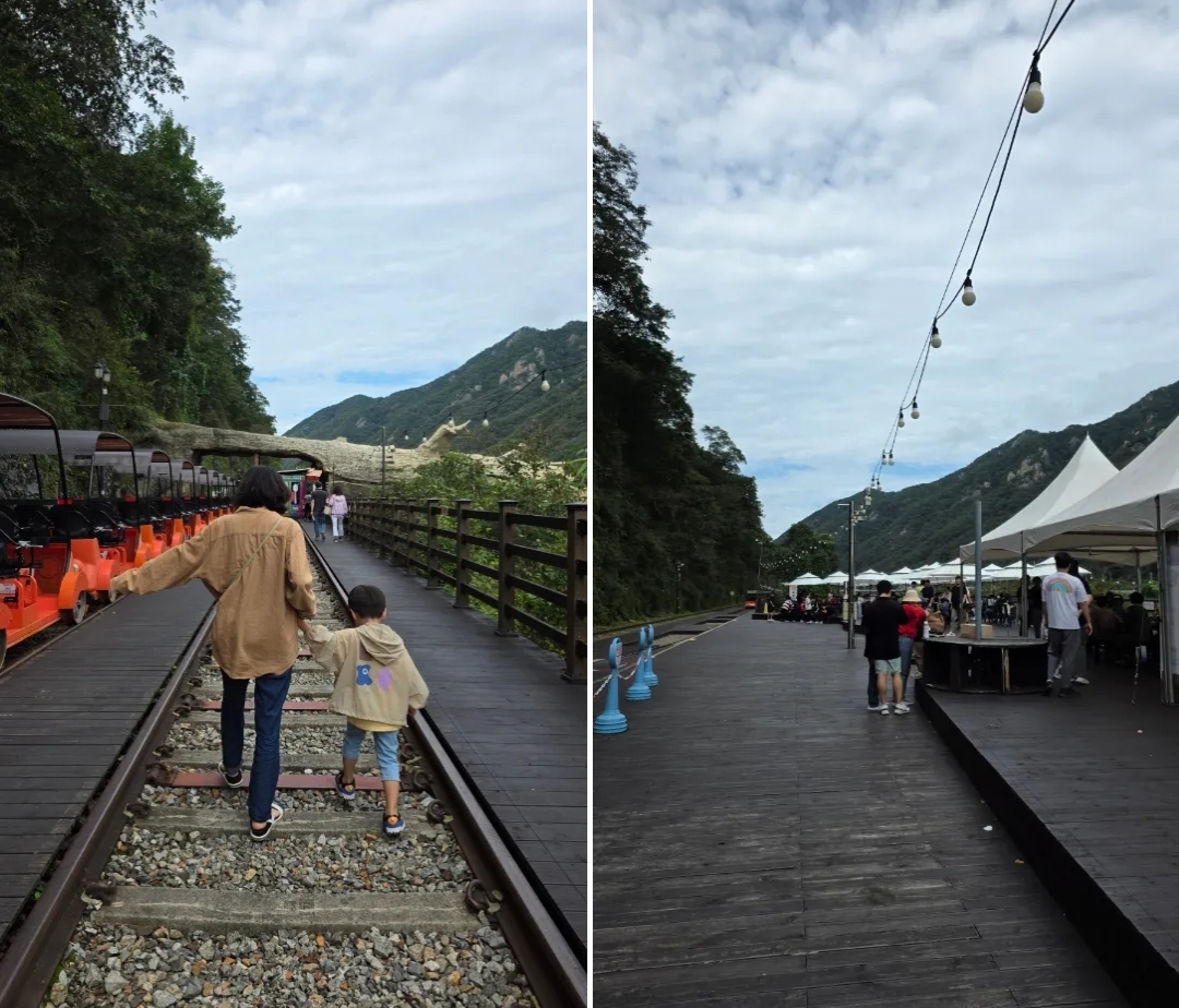 김유정레일바이크(강촌레일파크)