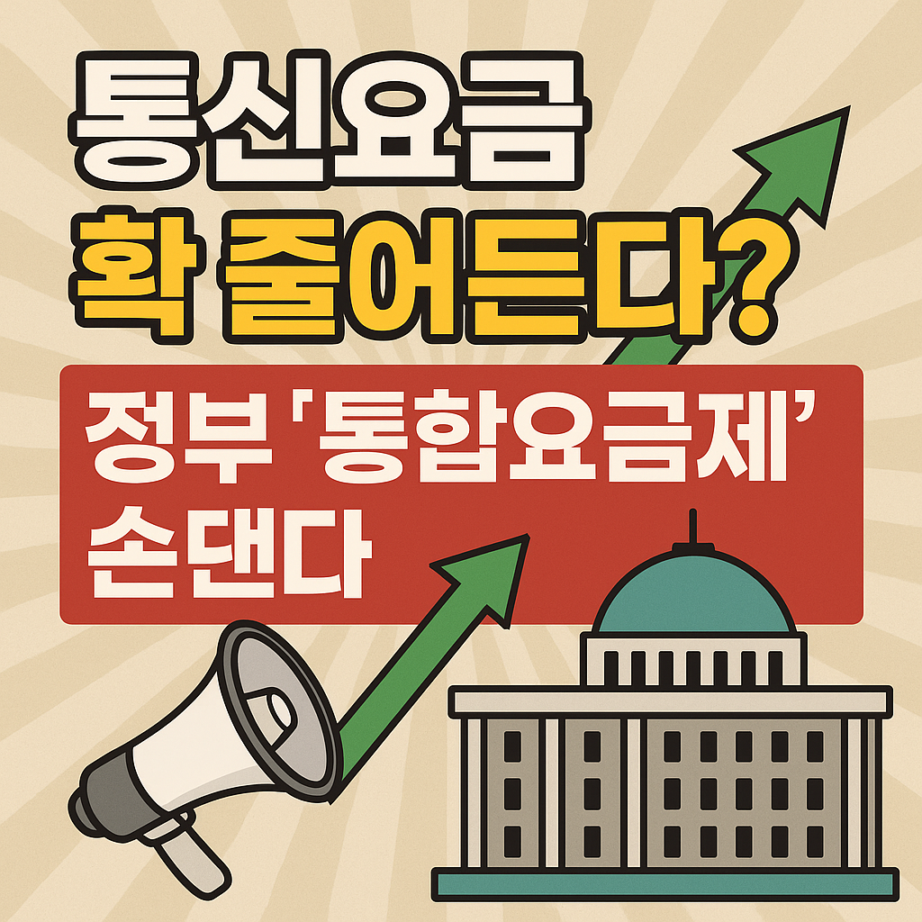 통신요금 확 줄어든다?. 정부 '통합요금제' 손댄다!