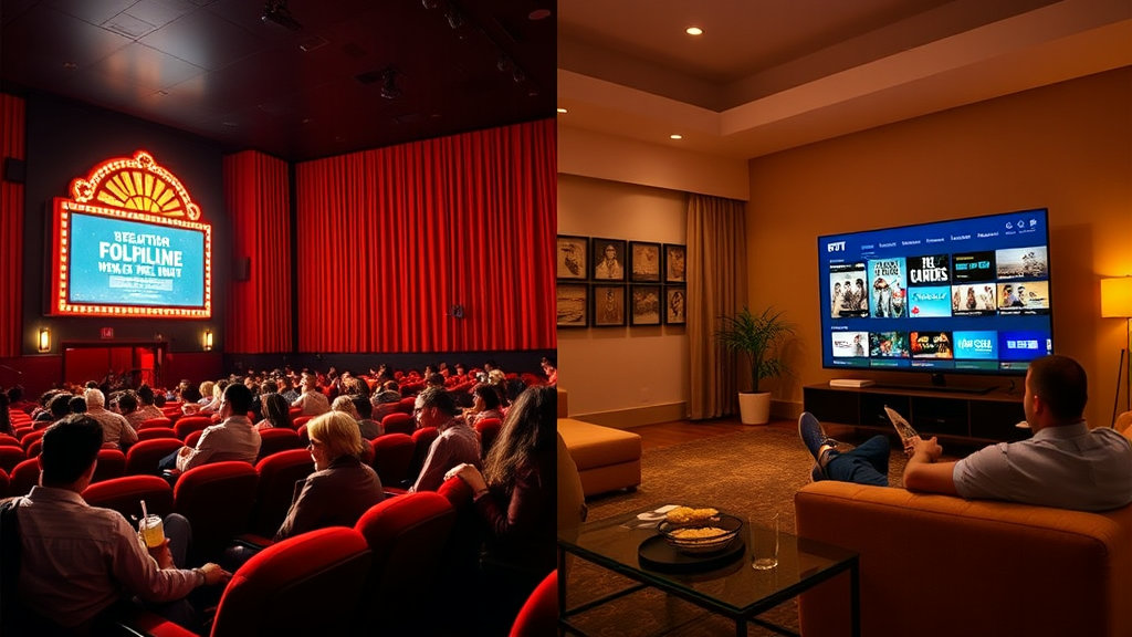 영화관 vs OTT에 관한 사진