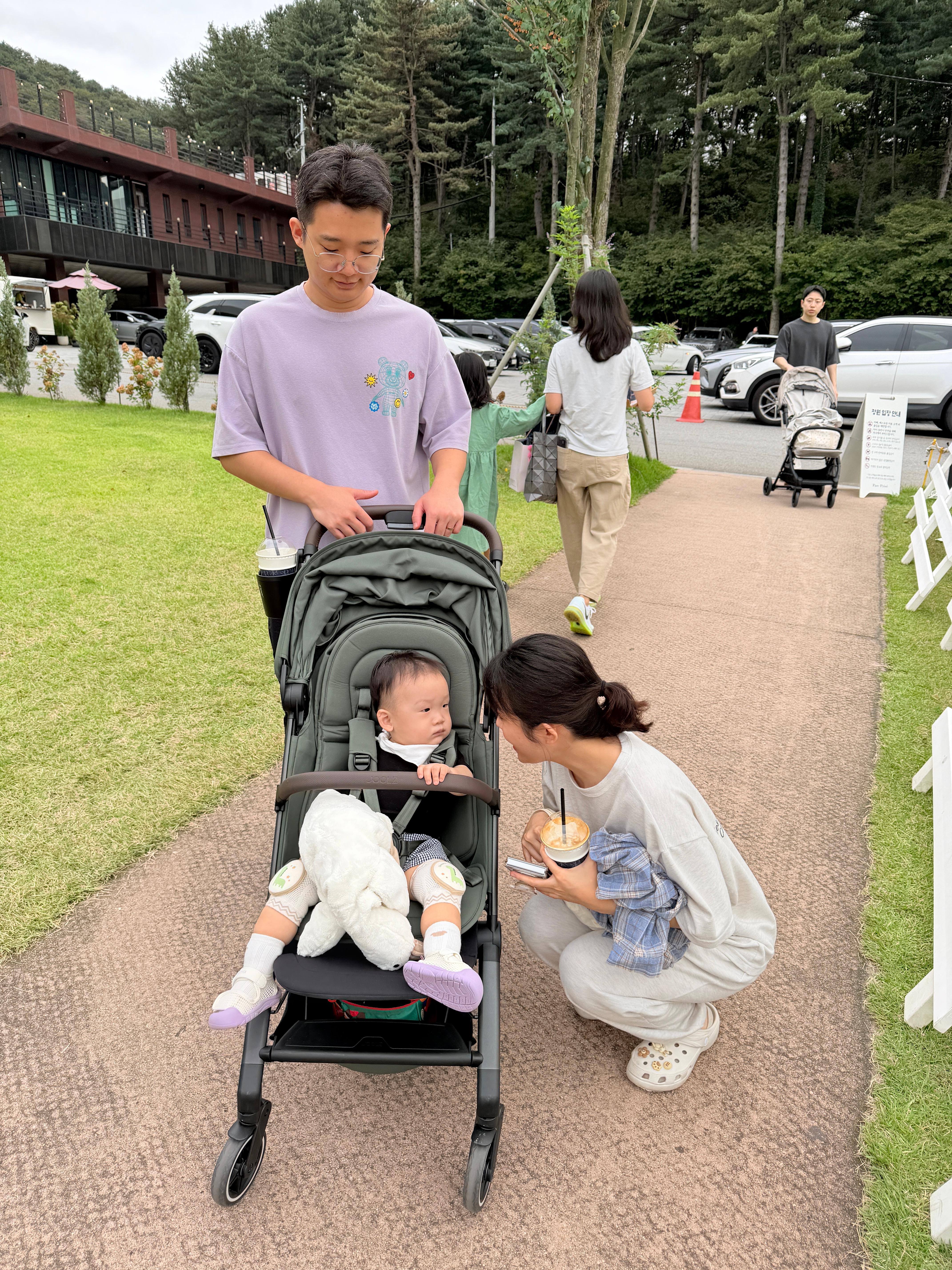 파크프리베에서 솔블리, 솔블리 아빠, 솔블리 이모랑 찍은 사진