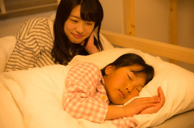 잠자는 초등학생