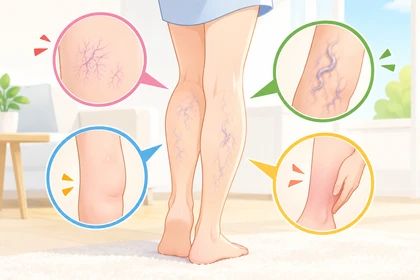 하지정맥류증상으로 나타나는 다리 변화3