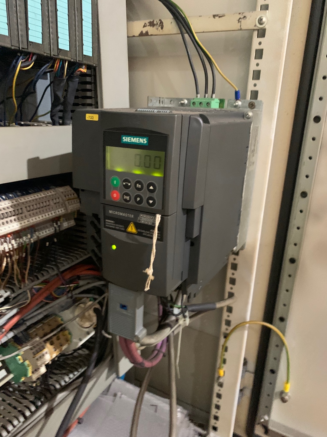 SIEMENS MICROMASTER MM420 교체 및 데이터 백업 완료 3