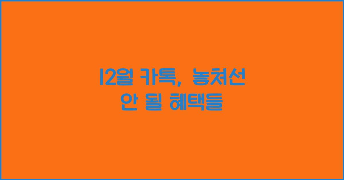 12월 카톡