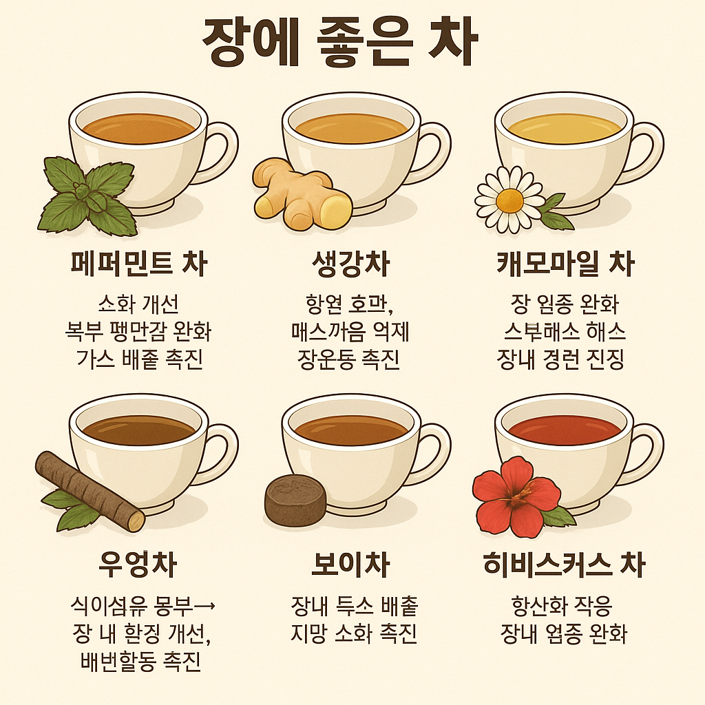 장이 건강해지는 좋은차