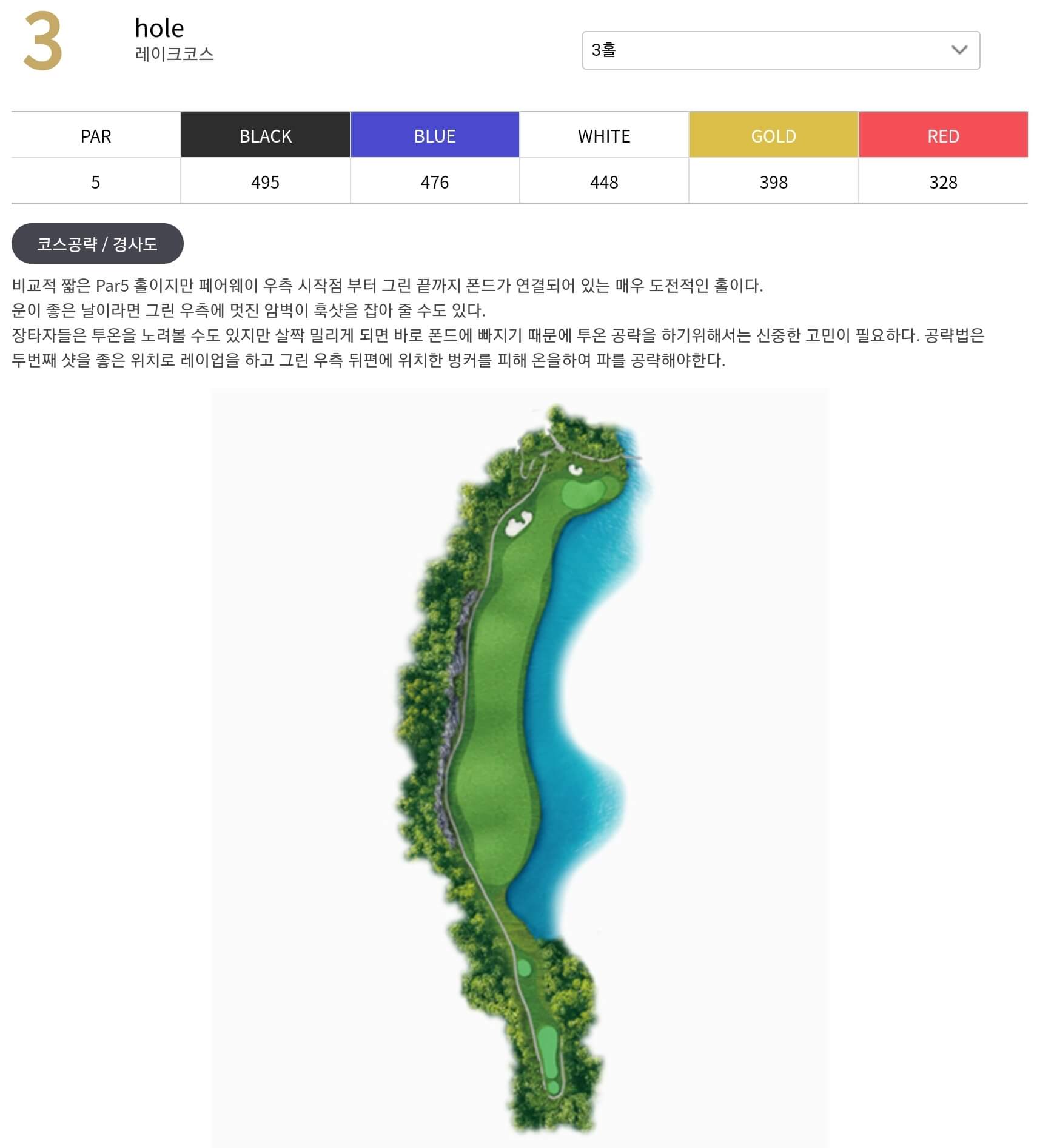세현 컨트리클럽 레이크코스 3